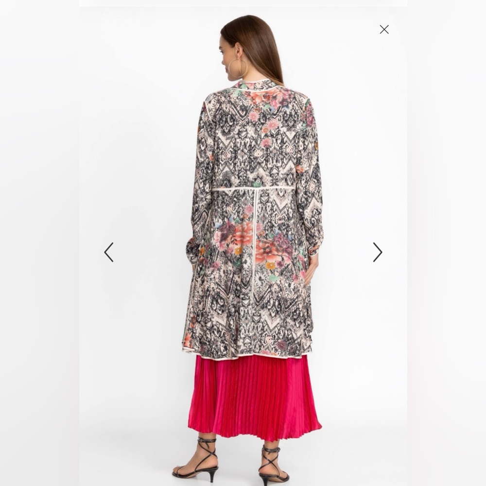 Johnny Was Ryder Vassilia Long Coat Cardigan Reversible XL - Picture 10 of 10
